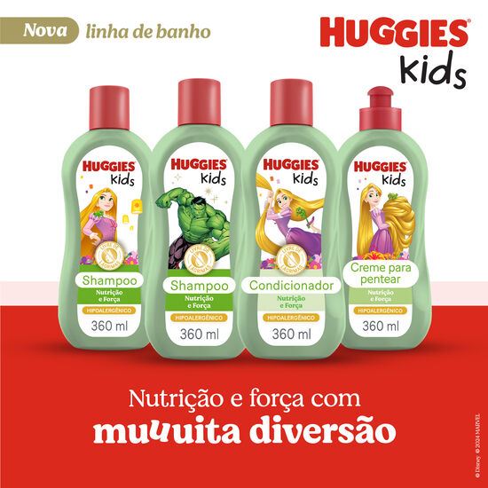 Shampoo Huggies Kids Nutrição e Força Enrolados - 360 ml